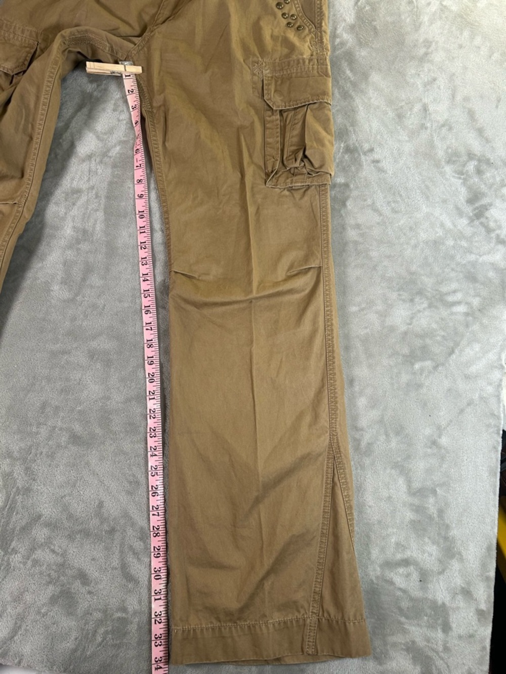 Alberto Men's Cargo Pants in Tan - Utility Comfort - Picture 7 of 14